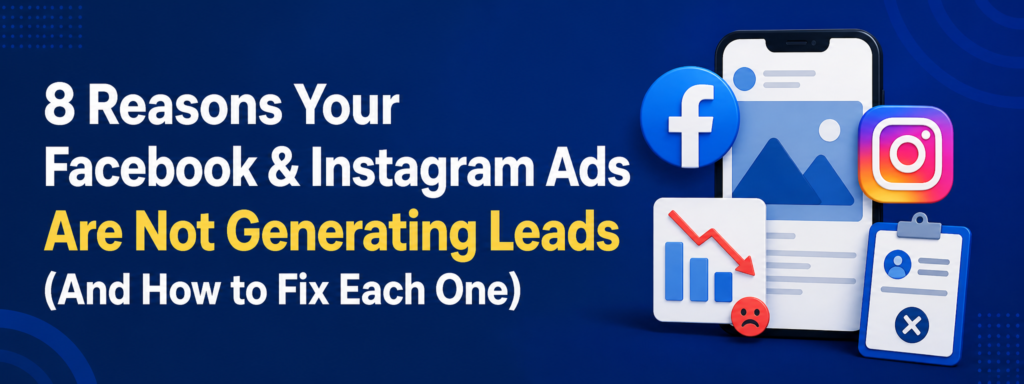 8 Reasons Your Facebook & Instagram Ads Are Not Generating Leads (And How to Fix Each One)