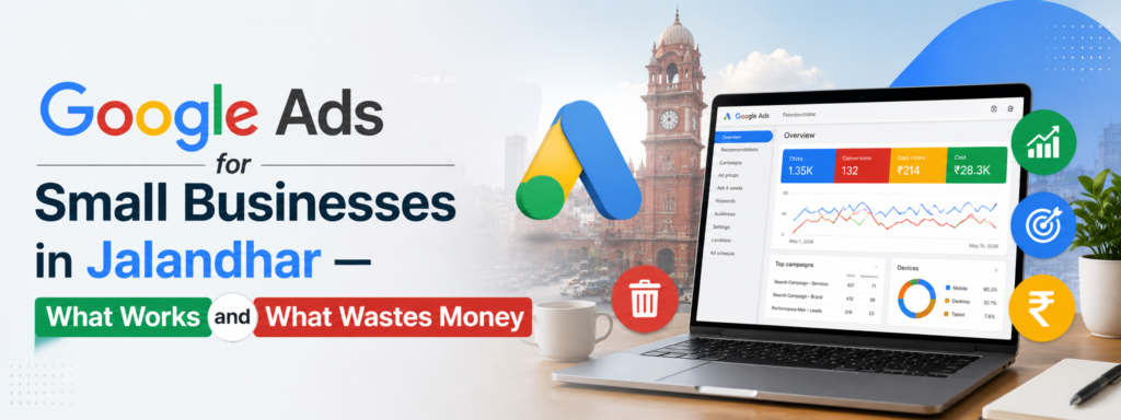 Google Ads for Small Businesses in Jalandhar — What Works and What Wastes Money
