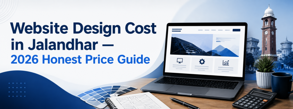 Website Design Cost Jalandhar 2026 honest price guide for business websites