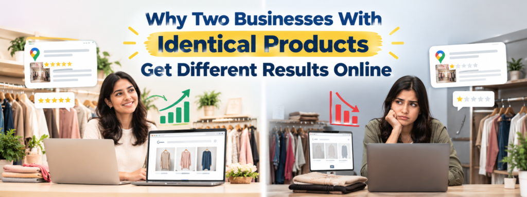 Why Two Businesses With Identical Products Get Different Results Online